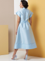 Patron Butterick 7021 robe vintage femme, version papier, taille 34-42, en français