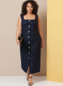 Patron Butterick 7022 robe femme, version papier, taille 36-44, en français