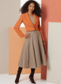 Naaipatroon Butterick Dames Jas, slang & rok 7012, maat 34-42, Dui/En/Fr