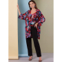 Naaipatroon Butterick Dames Jas, Top & Broek 7001, maat 42-50, Dui/En/Fr