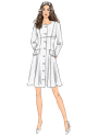 Pattern Butterick Misses' Dress 7005 size 30-38, En/Ger/Fr