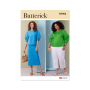 Naaipatroon Butterick Dames Top, Rok & Broek 7002, maat 46-54, Dui/En/Fr