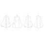 Pattern Butterick Misses' Tops 6995 size 34-42, En/Ger/Fr