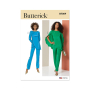 Naaipatroon Butterick Dames Tops 7009, maat 34-42, Dui/En/Fr