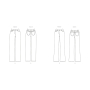 Naaipatroon  Butterick Designer broek 6840 maat 34-42, Dui/En/Fr