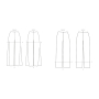 Naaipatroon Butterick Designer broek 6851, maat  32-48, Dui/En/Fr