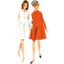 Patron Butterick 6991 robe femme vintage, version papier, taille 34-42, en français
