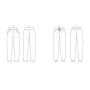 Naaipatroon Butterick Broek 6865, maat  32-48, Dui/En/Fr