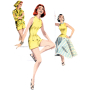 Naaipatroon Butterick Playsuit, Blouse, Rok 6989, maat  32-40, Dui/En/Fr