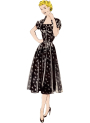 Patron Butterick retro 7019 robe vintage femme, version papier, taille 40-48, en français