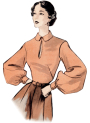Naaipatroon Butterick Retro mouwen 7017, maat  S-XL, Dui/En/Fr