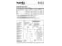 Patron Burda 6423 Robe cocktail, en français