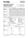 Patron Burda 2503 Déguisement Dinosaur & Dragon, en français