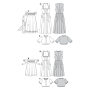 Patron Burda 6268 Dirndl, en français