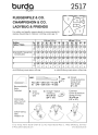 Patron Burda 2517 Déguisement Cape lapin, coccinelle, champignon, en français