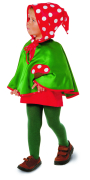 Patron Burda 2517 Déguisement Cape lapin, coccinelle, champignon, en français
