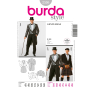 Sewing patterns Gentleman, Burda 2530, En/Ger/Fr