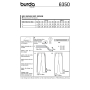 Naaipatroon mens broek, Burda 6350, Dui/En/Fr