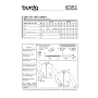 Naaipatroon mens jacket, Burda 6351, Dui/En/Fr