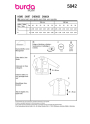Naaipatroon herenjas en -shirt, Burda 5842, Nl/Dui/En/Fr