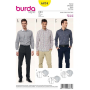 Sewing pattern Shirt, Burda 6874, En/Ger/Fr