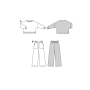 Naaipatroon Homewear, Burda 5853, Nl/Dui/En/Fr