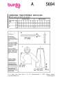 Naaipatroon Homewear Set, Burda 5694, Nl/Dui/En/Fr