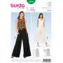 Patron Burda 6544 Pantalon jambes amples, en français