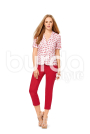 Patron Burda 6534 Pantalon, jean, 3/4, en français