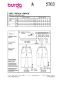 Naaipatroon Broek, Burda 5703, Nl/Dui/En/Fr
