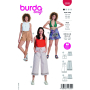 Naaipatroon broek, Burda 5808, Nl/Dui/En/Fr