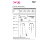 Naaipatroon broek, Burda 5902, Nl/Dui/En/Fr