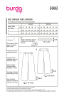 Naaipatroon broek, Burda 5969, Dui/Fr/En