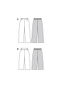 Naaipatroon broek, Burda 5969, Dui/Fr/En