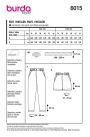Naaipatroon broek, Burda 6015