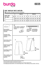Naaipatroon broek, Burda 6035