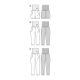 Naaipatroon broek, Burda 6124