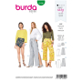 Naaipatroon broek, Burda 6199, Dui/En/Fr