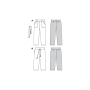 Patron Burda 6218 Pantalon, en français