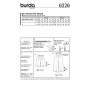 Naaipatroon broek, Burda 6226, Dui/En/Fr