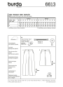 Schnittmuster Hose, Burda 6613