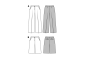 Schnittmuster Hose, Burda 6613