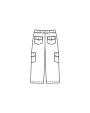 Patron Burda 9224 pantalon / short enfant, version papier, en français