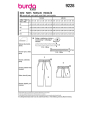 Naaipatroon broek, Burda Kids 9228, Nl/Dui/En/Fr