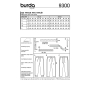 Naaipatroon broek, Burda Kids 9300, Dui/En/Fr