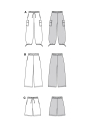 Naaipatroon Broek Dames, Burda 5761, Nl/Dui/En/Fr