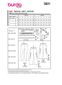 Naaipatroon Broek Dames, Burda 5801, Nl/Dui/En/Fr