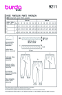 Naaipatroon Broek Kids Burda 9211, Nl/Dui/En/Fr