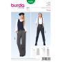 Naaipatron Broeken, Burda 6856, Dui/En/Fr