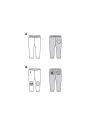 Patron Burda 9222 pantalon enfant, version papier, en français